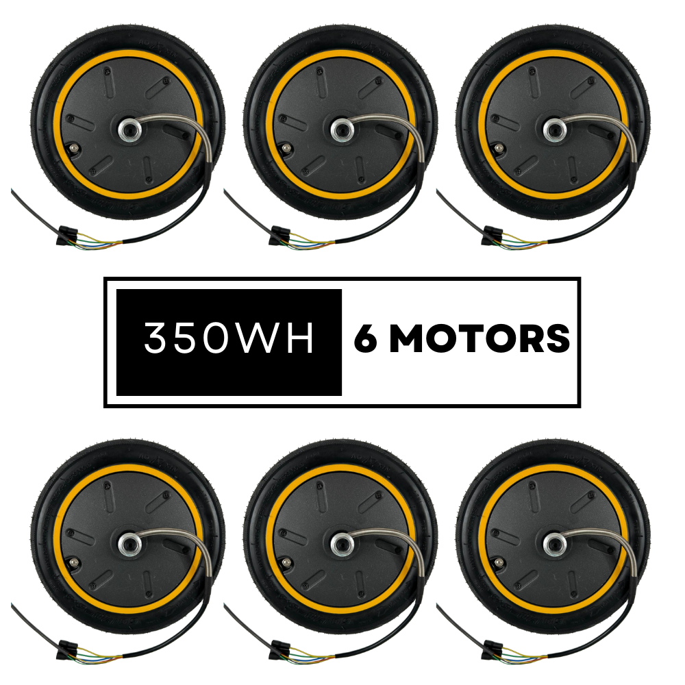 Set of 6 350W motors with vacuum tire for Ninebot Max G30 (Aftermarket part)