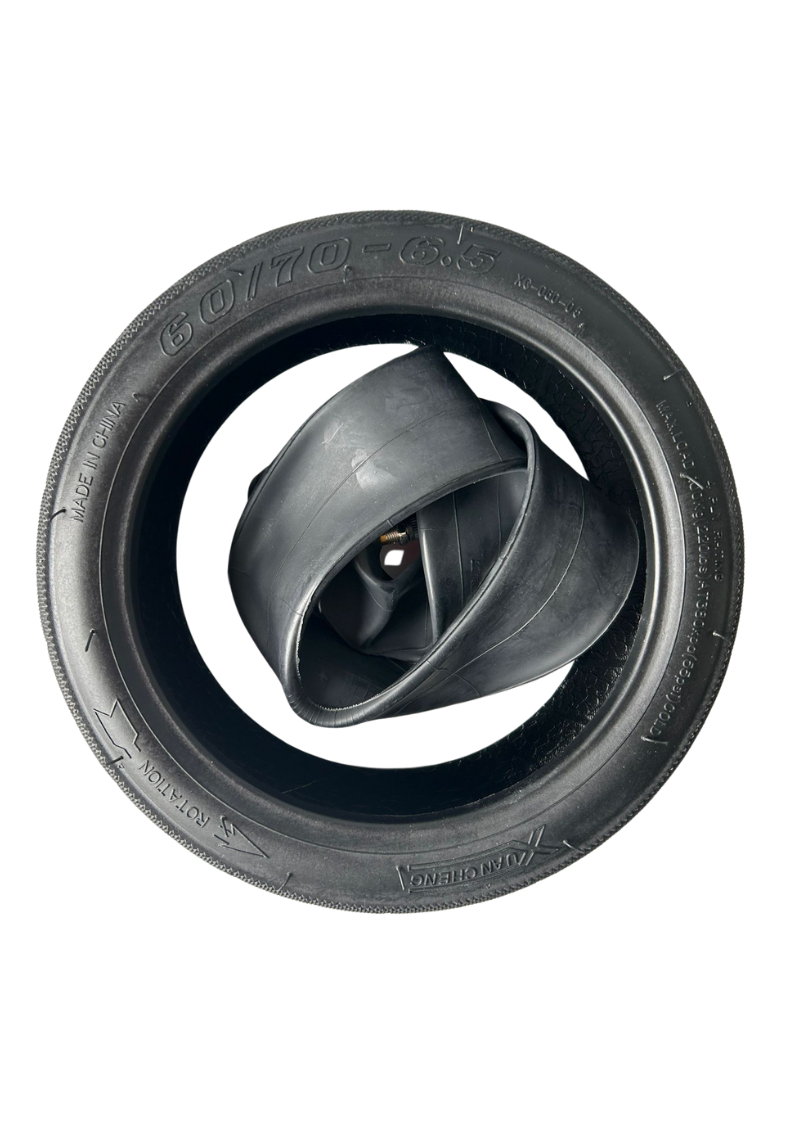Replacement Tire with Inner Tube for Electric Scooters. Size 60/70-6.5