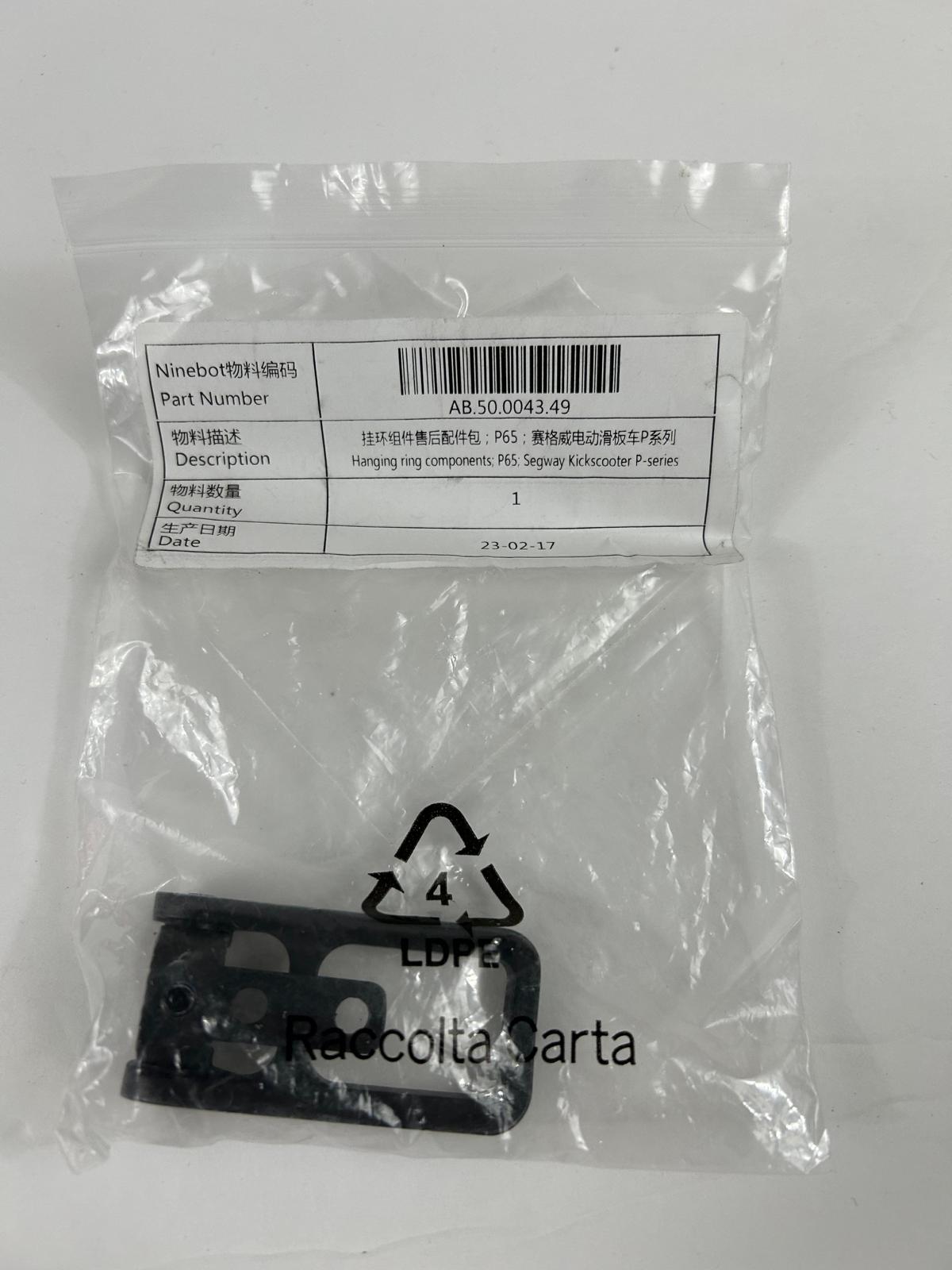 Hanging ring compotent for Ninebot P65 and P100 Kick Scooters