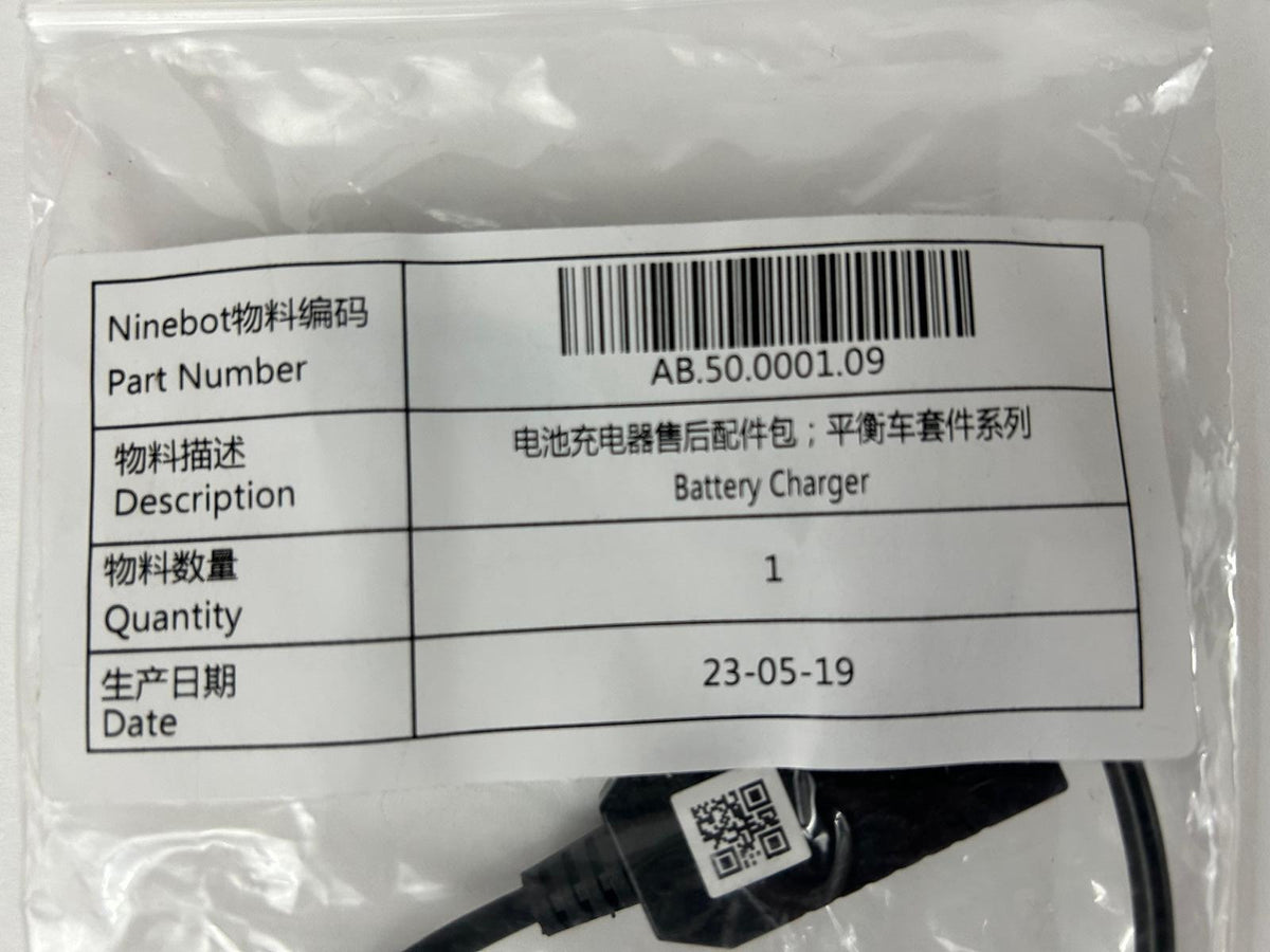 Battery charger for Ninebot Mecha Kit