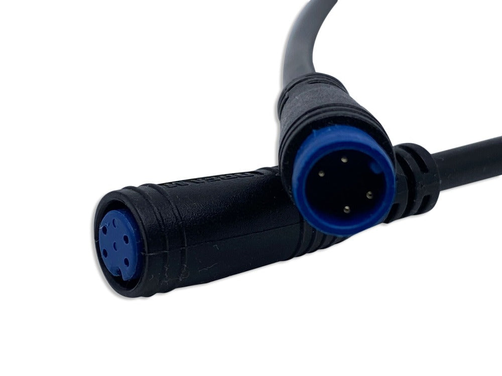 Spare Part - M9 Small PVC 4 Pin IP65 Mini Male And Female Waterproof Cable Connector Plug For Xiaomi Kick Scooters